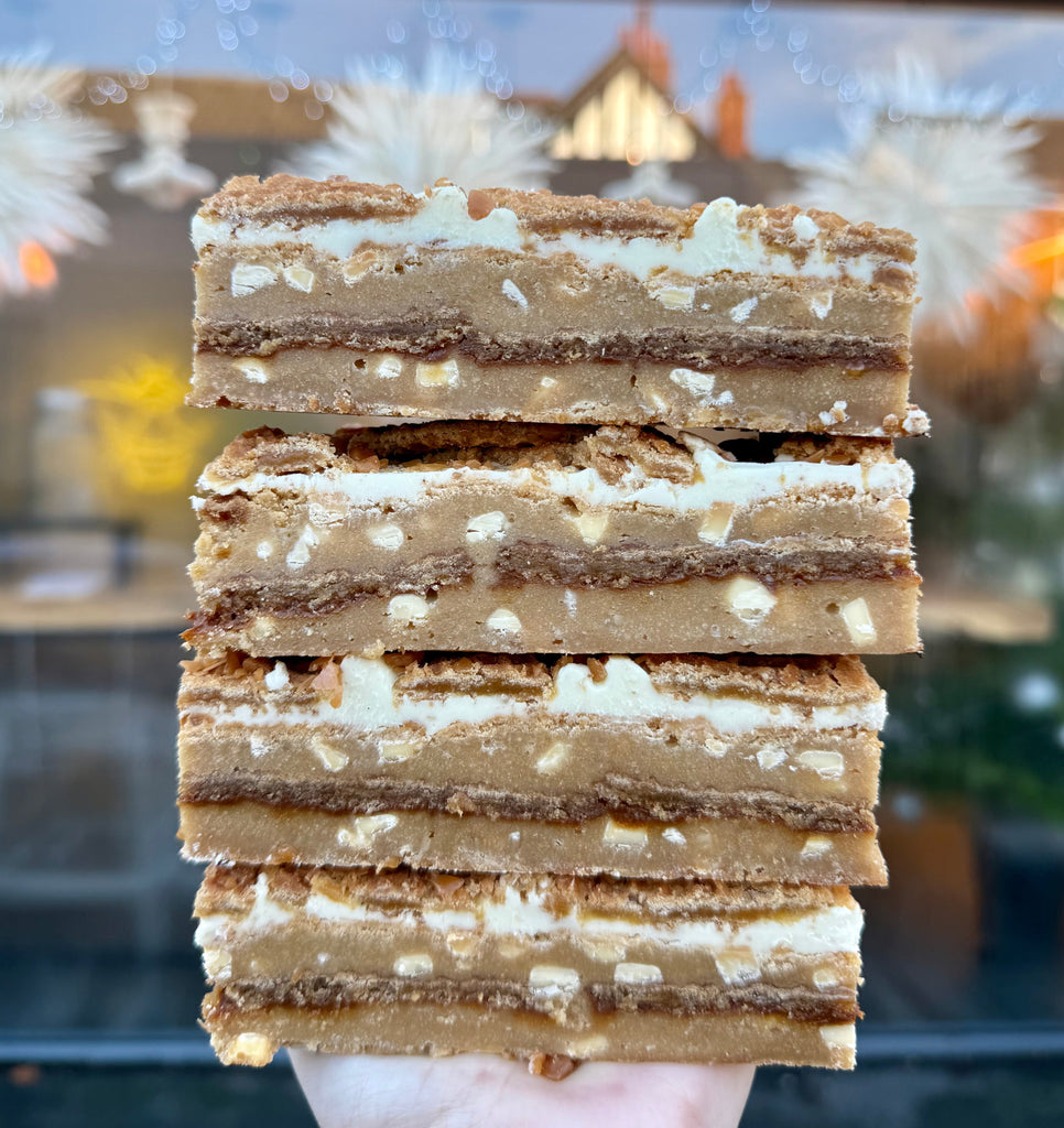 Stroopwafel Caramel Blondie