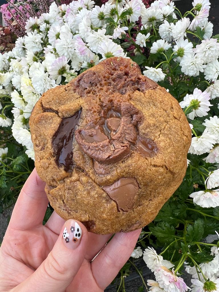 Pumpkin Spice Cheesecake & Caramel Brookie